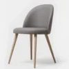 Gray Chair With Wood