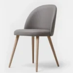 Gray Chair With Wood